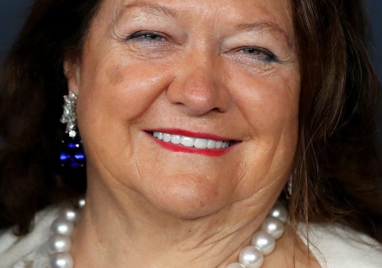 Rinehart Could Be The World’s First Lithium Queen