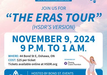 Calling all Swifties! Help animals in need at the Humane Society of Durham Region’s Eras Tour FUN-draiser