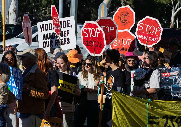 Woodside Dodges Accountability as Protesters Disrupt AGM Over Toxic Burrup Hub