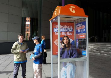 Telstra’s Climate Disconnect: It’s time for Telstra to walk away from the Gas Lobby.
