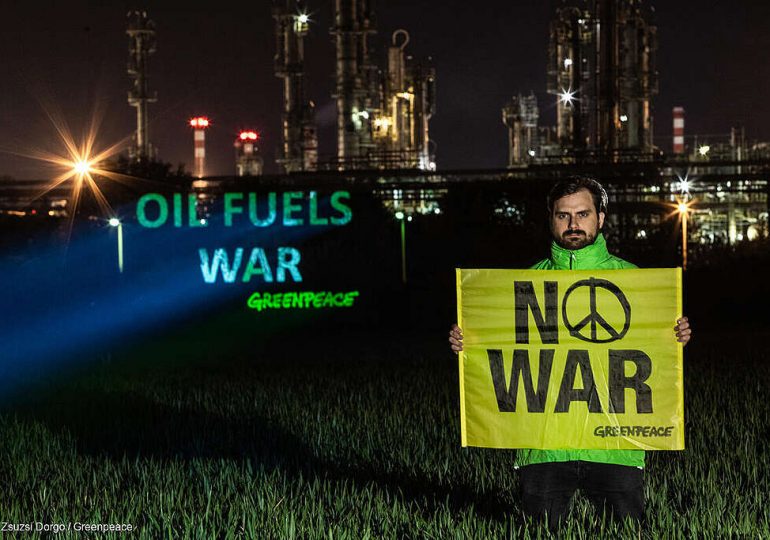 Greenpeace Australia Pacific response to the Middle-East crisis